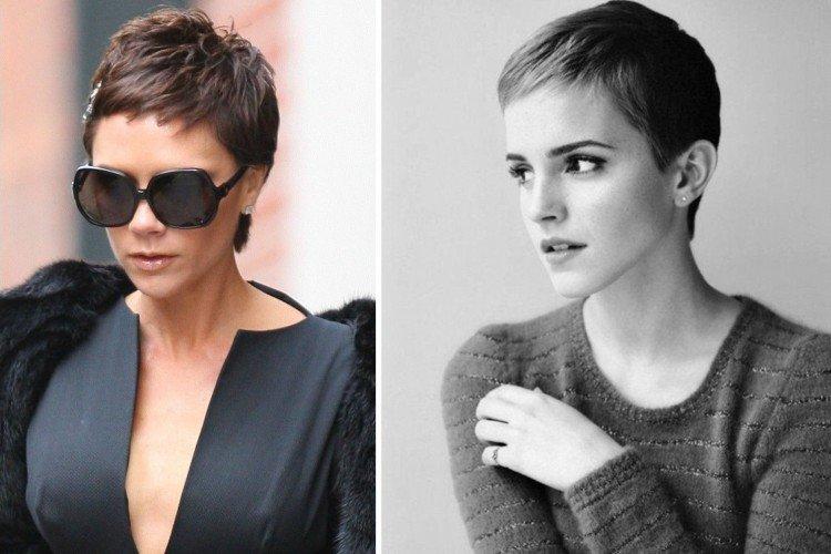 Garson avec une frange courte