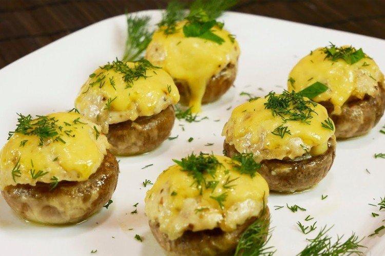 Champignons farcis au fromage