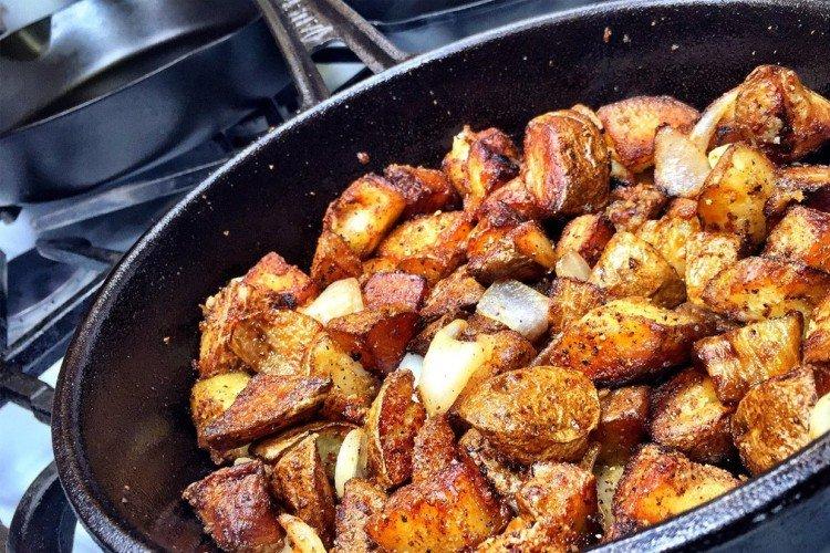 Jeunes pommes de terre à la sauce soja