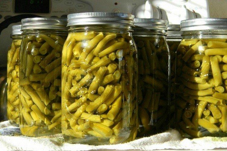 Haricots verts marinés