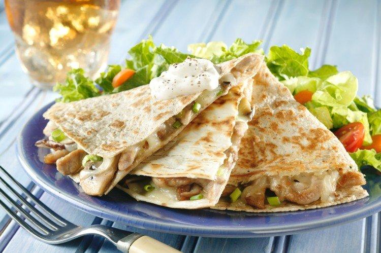 10 recettes pour la plus délicieuse quesadilla au poulet