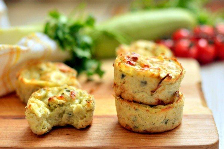 Muffins aux courgettes