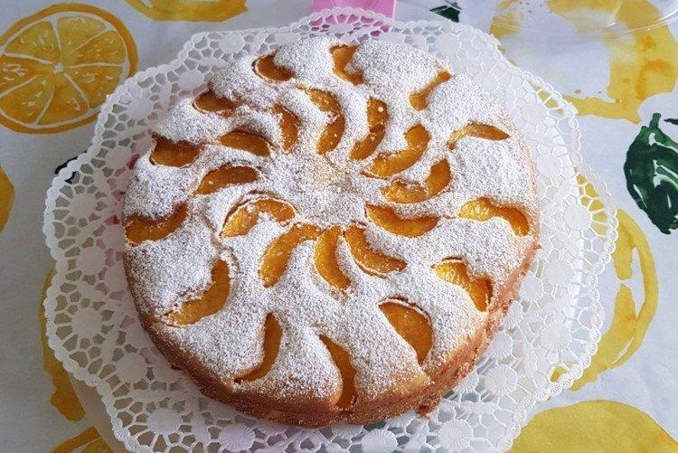 Tarte aux pêches en conserve rapide