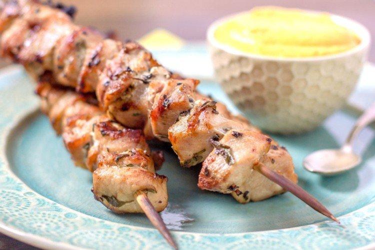 Brochettes de boeuf