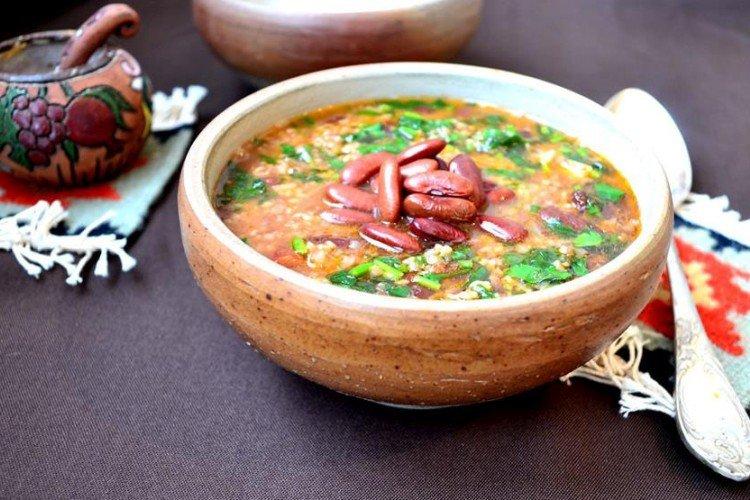 Soupe de haricots au boulgour