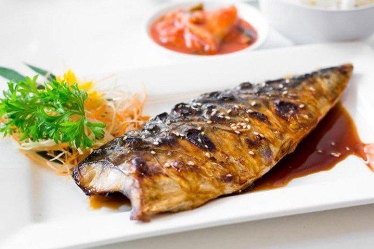 Maquereau au four en marinade de moutarde