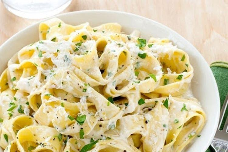 Fettuccine à la sauce crémeuse