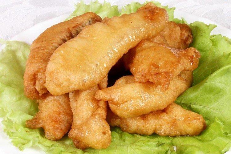 Poisson en pâte sur kéfir