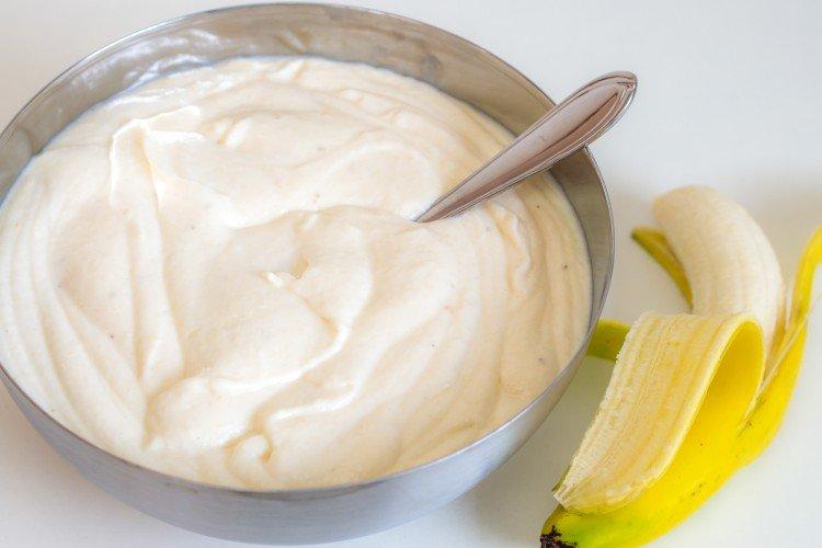 Crème de gâteau à la banane