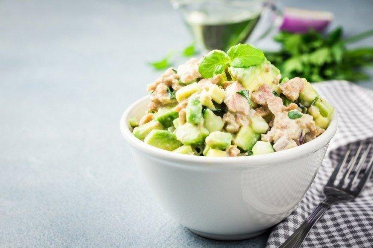 Salade de thon et pommes