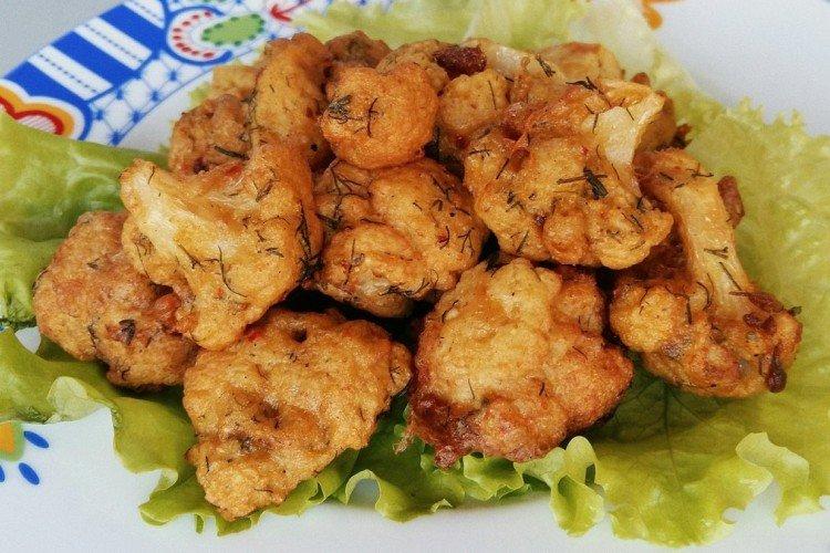 Chou-fleur en pâte de sarrasin