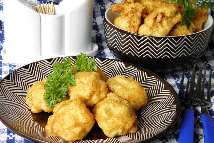 Chou-fleur en pâte au fromage