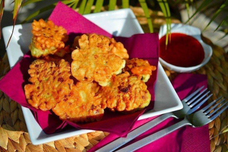 Chou-fleur en pâte de maïs