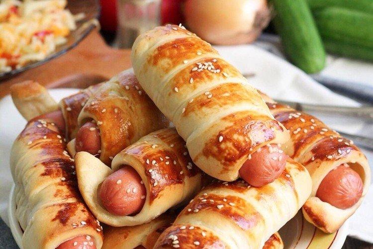 Saucisses en pâte au micro-ondes