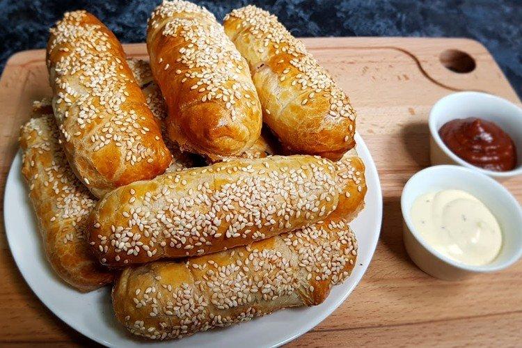 Saucisses en pâte sans levure
