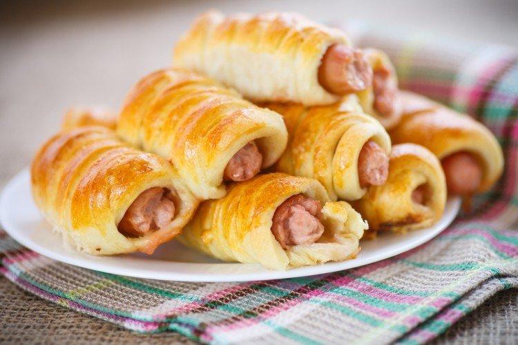 Saucisses en pâte feuilletée