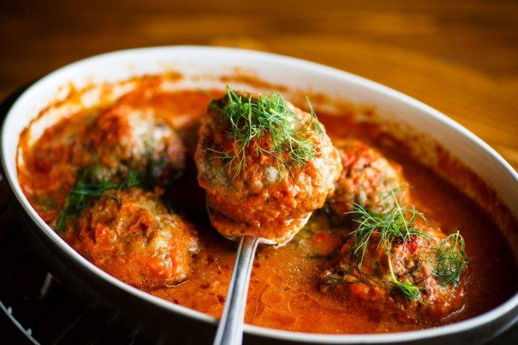 Boulettes de poisson aux courgettes et sauce