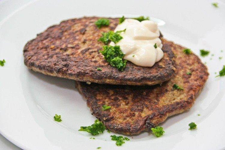 Crêpes de foie sur kéfir