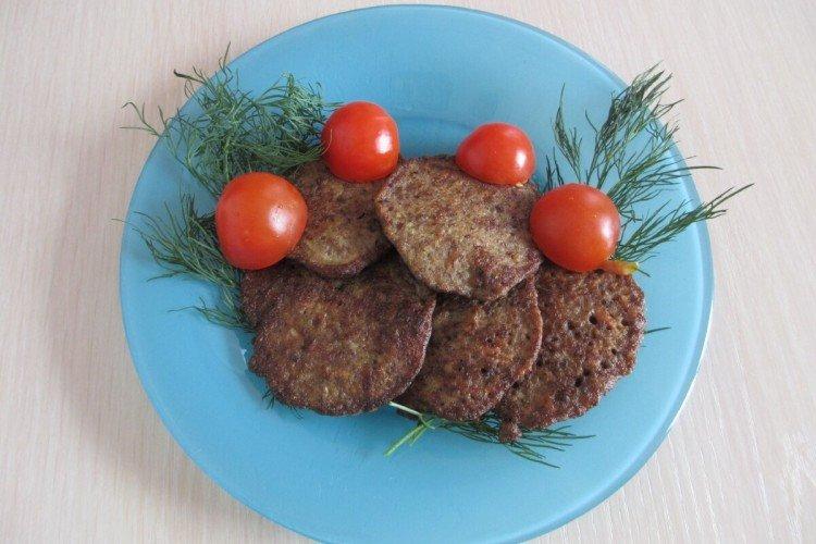 Crêpes de foie à la pomme