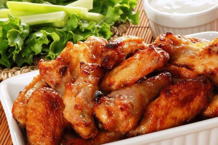 Ailes de poulet à la moutarde