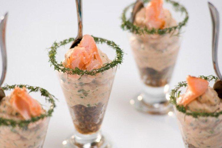 Apéritif de courgettes à la ricotta