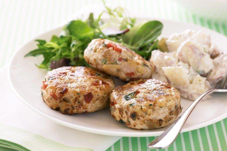 Escalopes de poulet aux champignons vapeur