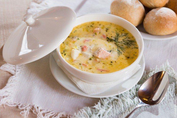 Soupe de poisson à la crème