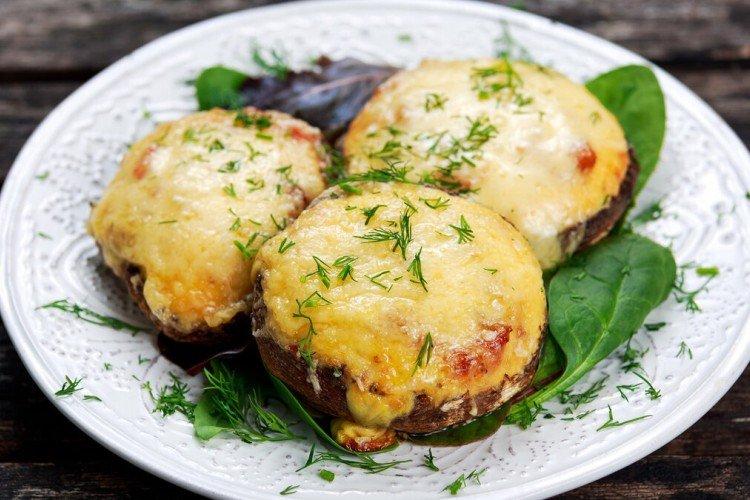 Champignons au fromage