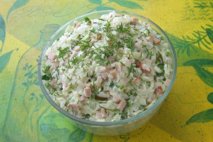 Salade de riz et jambon Salade de riz et jambon