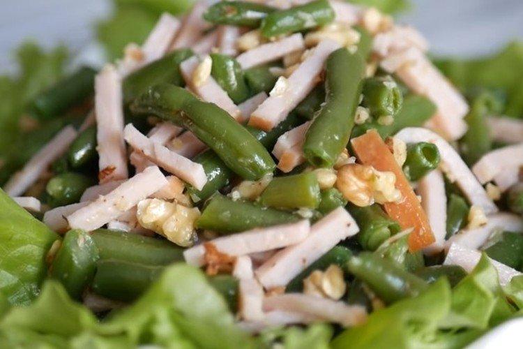 Salade de jambon et haricots verts Salade de jambon et haricots verts
