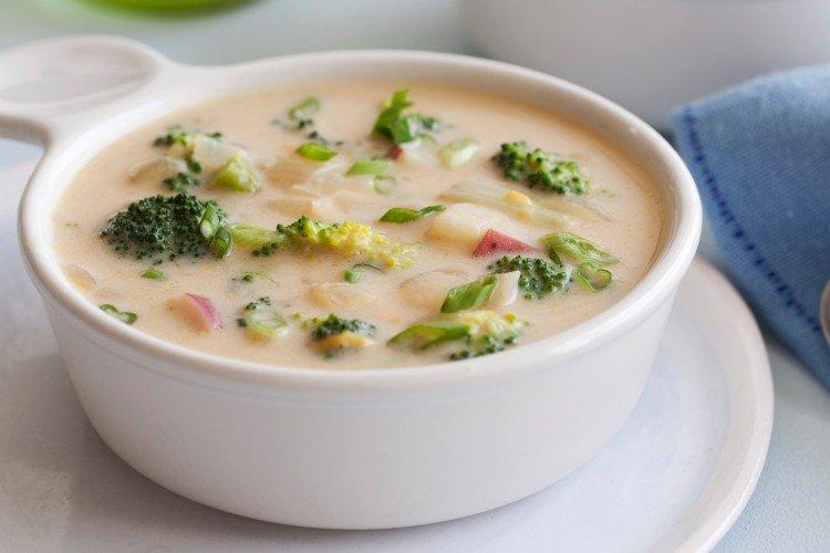 Soupe de fromage au brocoli