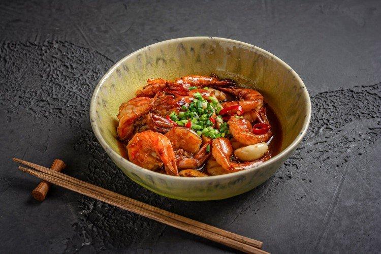 Crevettes frites à la thaïlandaise