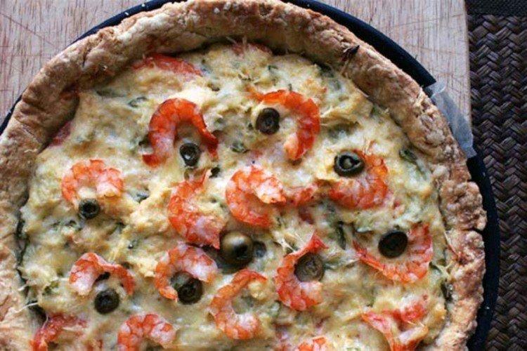 Quiche aux crevettes