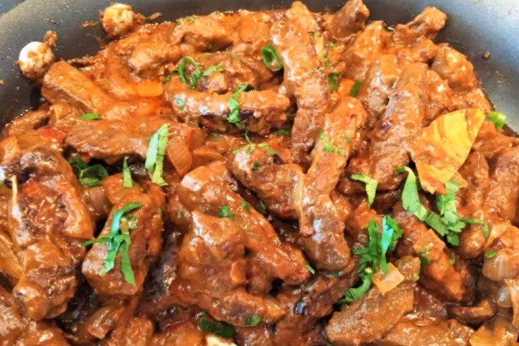 Foie de dinde sauce moutarde