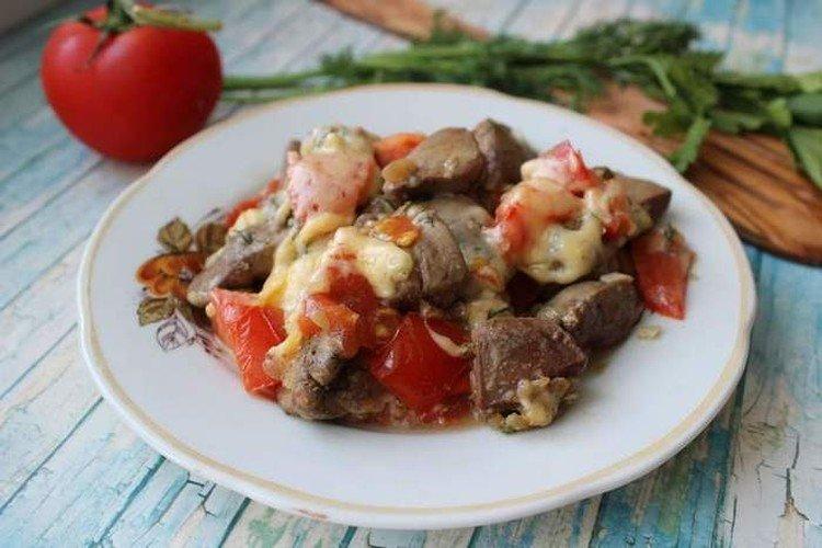 Foie de dinde aux tomates