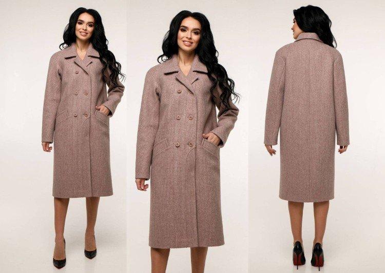 Manteau à double boutonnage