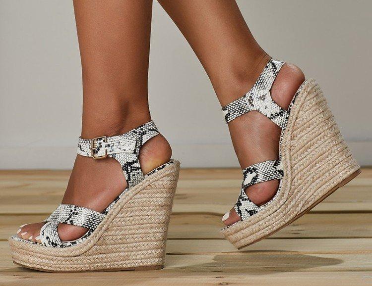 Sandales à plateforme