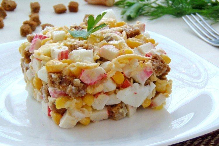 Salade de maïs au crabe
