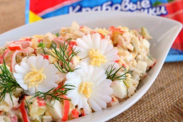 Salade de poulet au crabe