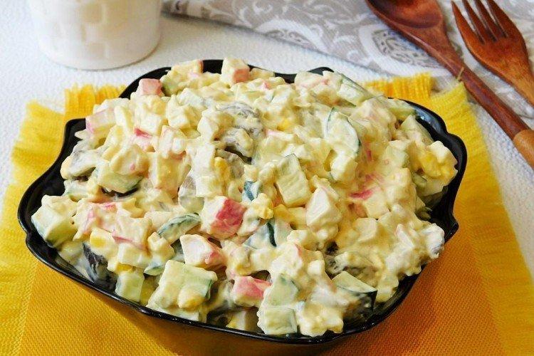 Salade de crabe aux courgettes