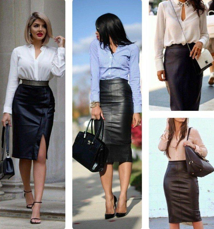 Jupe crayon d'affaires