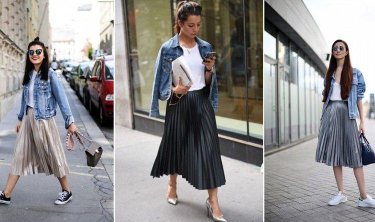 Que porter avec une jupe plissée - photos et idées