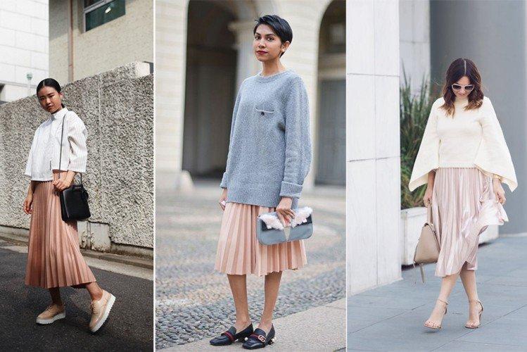 Que porter avec une jupe plissée - photos et idées