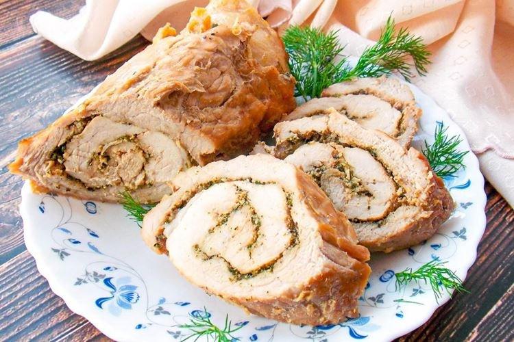 Rouleau de porc bouilli