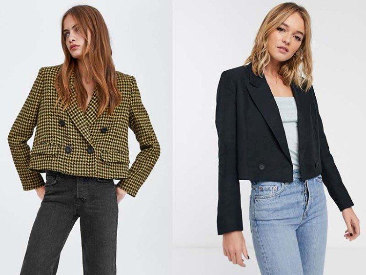 Blazers courts pour femmes