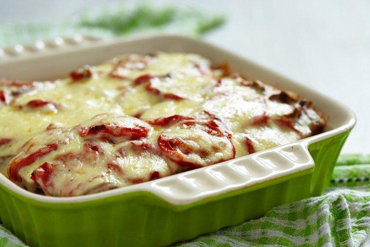 Casserole de pommes de terre aux tomates