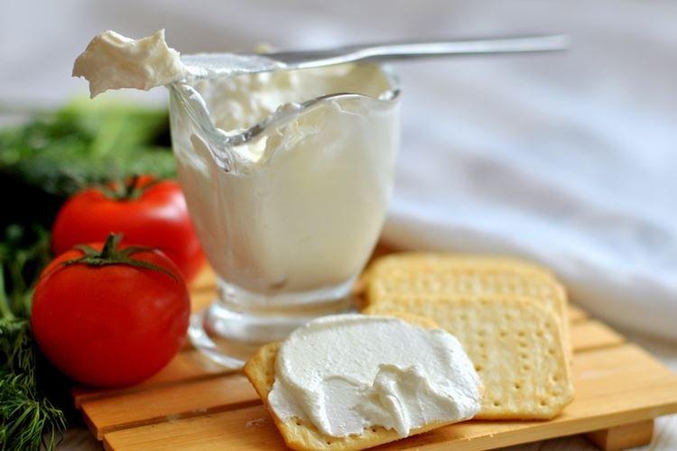 Philadelphia avec crème sure et yaourt