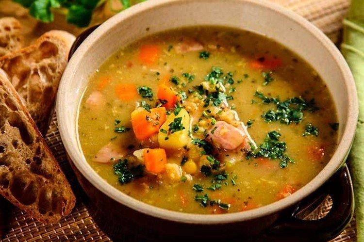 Soupe au boeuf et bacon