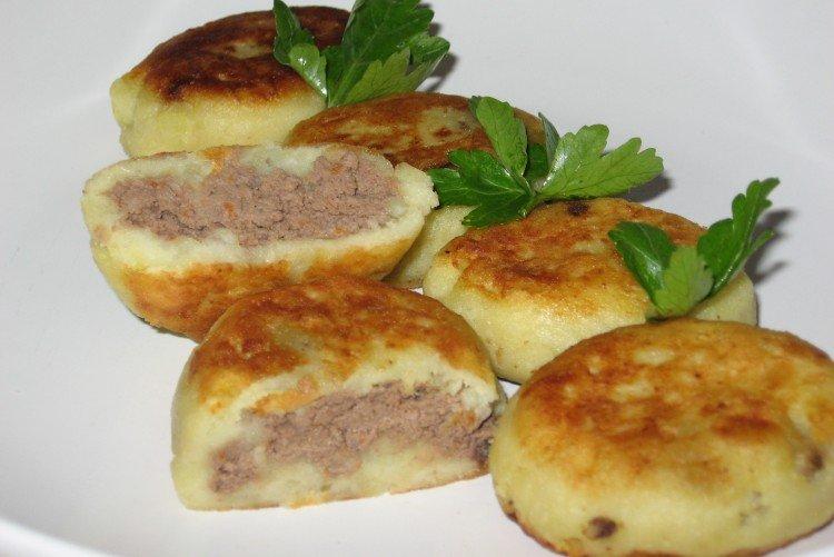 Pomme de terre zrazy au foie