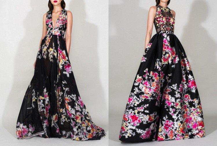 Robes de soirée à imprimés